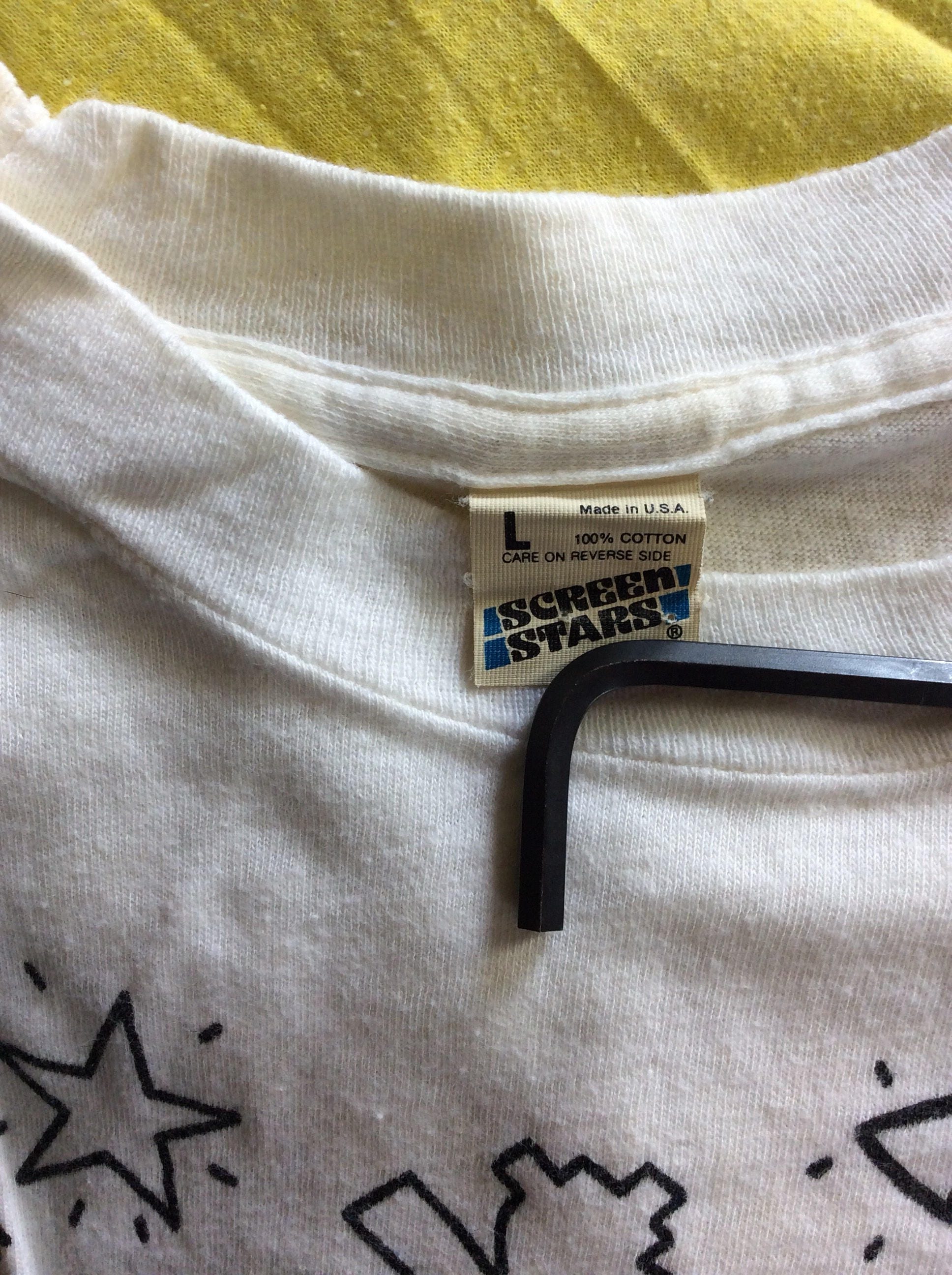 ヴィンテージ 1985 マドンナ Tシャツ ホワイト S/M 80年代 スクリーン 