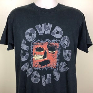 Vtg 1991 Crowded House T-shirt Black XL 90s Split Endz Finn