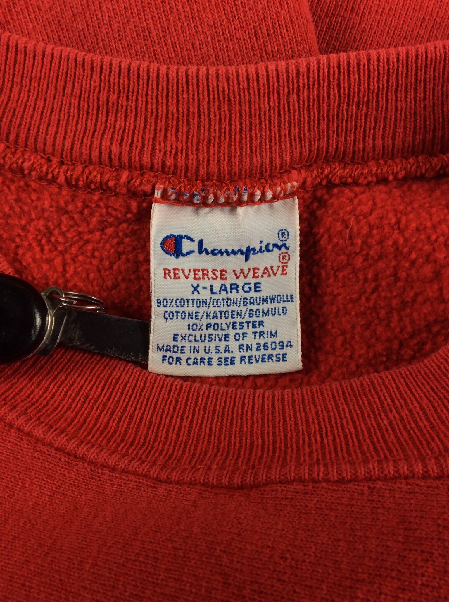 Vintage 90s Champion Reverse Weave Hoodie Sweatshirt Men's