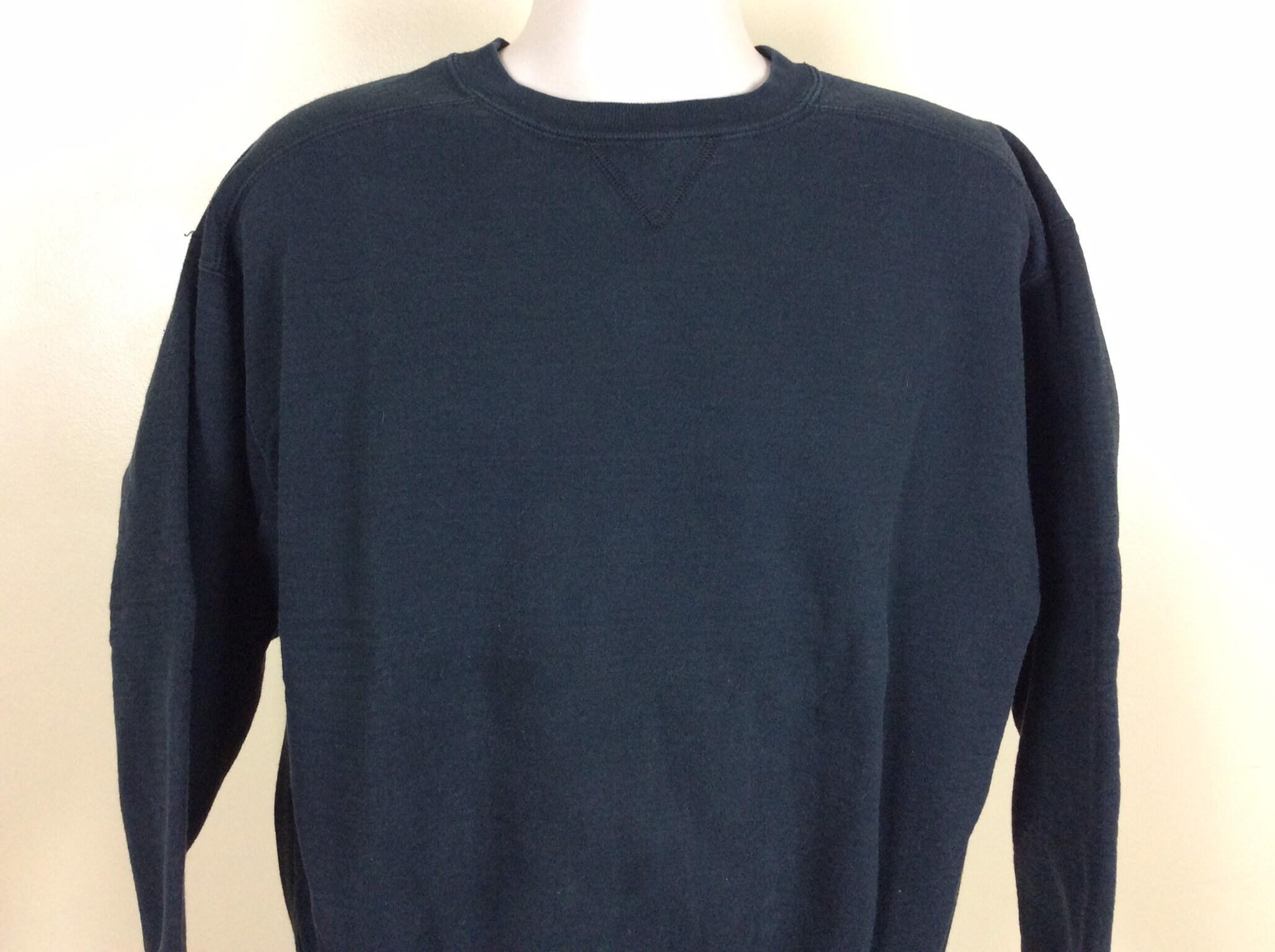 Vtg 90s Russell Athletic Plain Black 