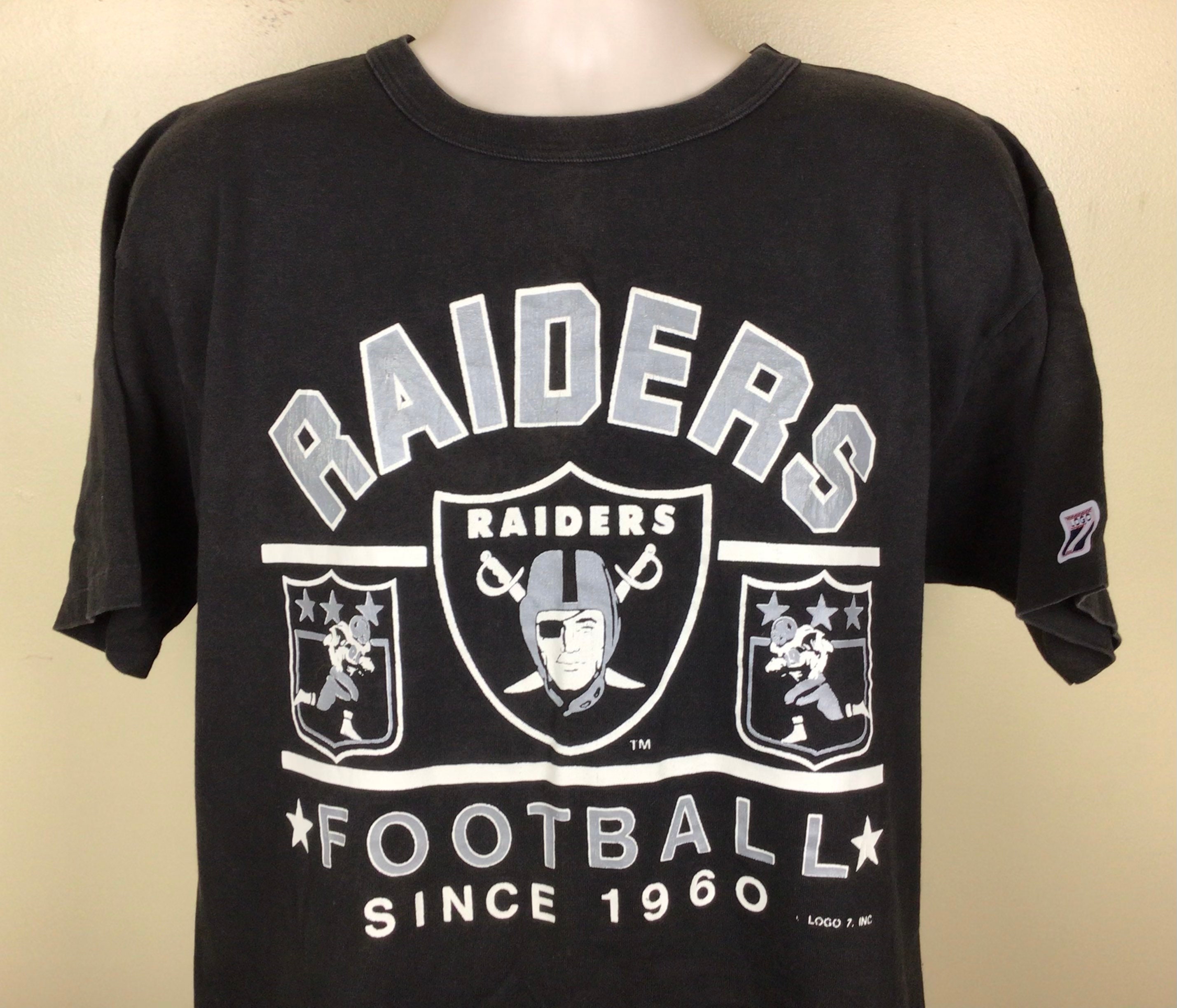 Las Vegas Raiders Majestic NFL Ivy Arch Vintage T-Shirt - Grey Marle