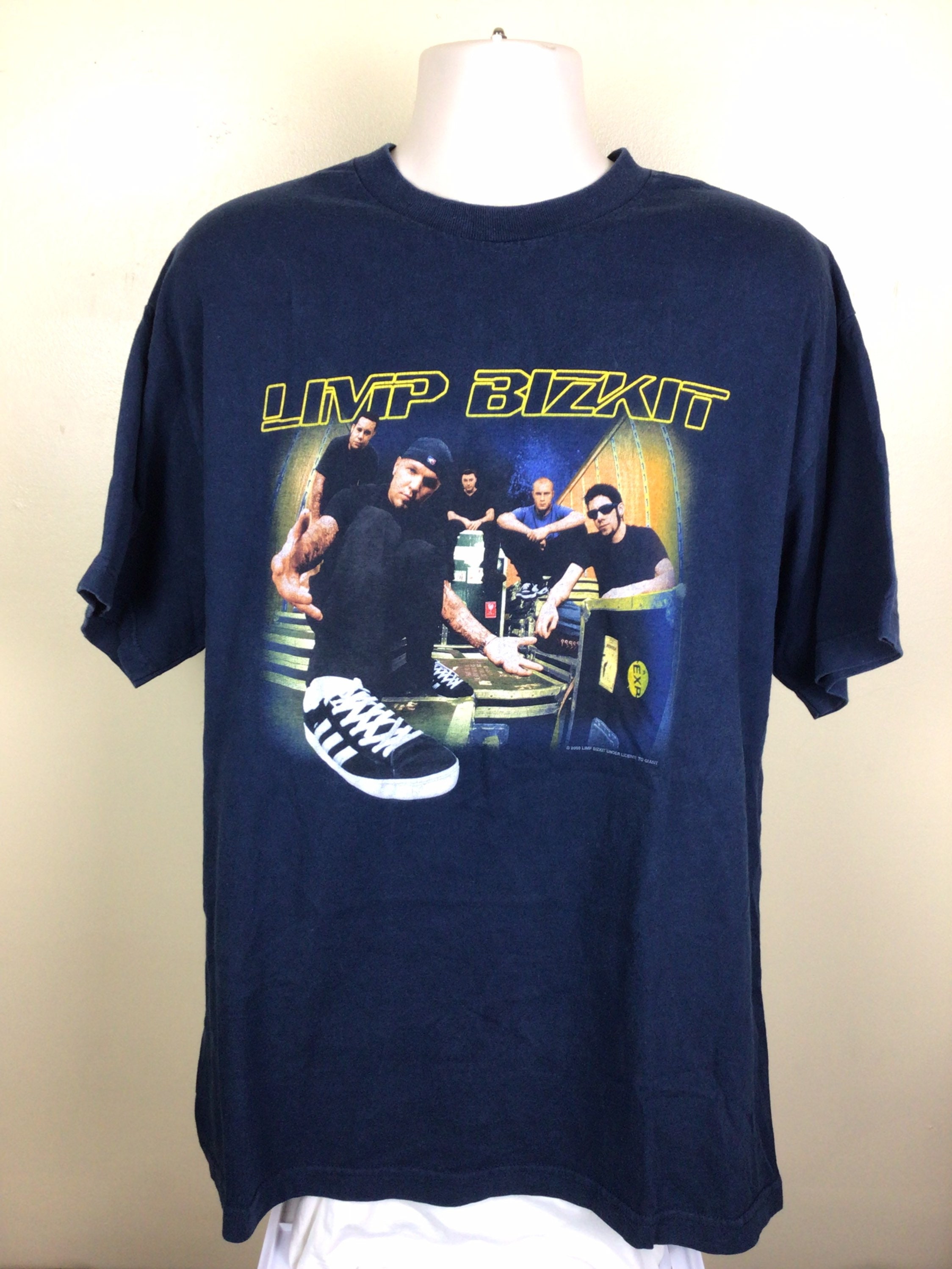 Vtg 2000 Limp Bizkit Concert T-Shirt XL Y2K Nu Metal Hard Rock ...