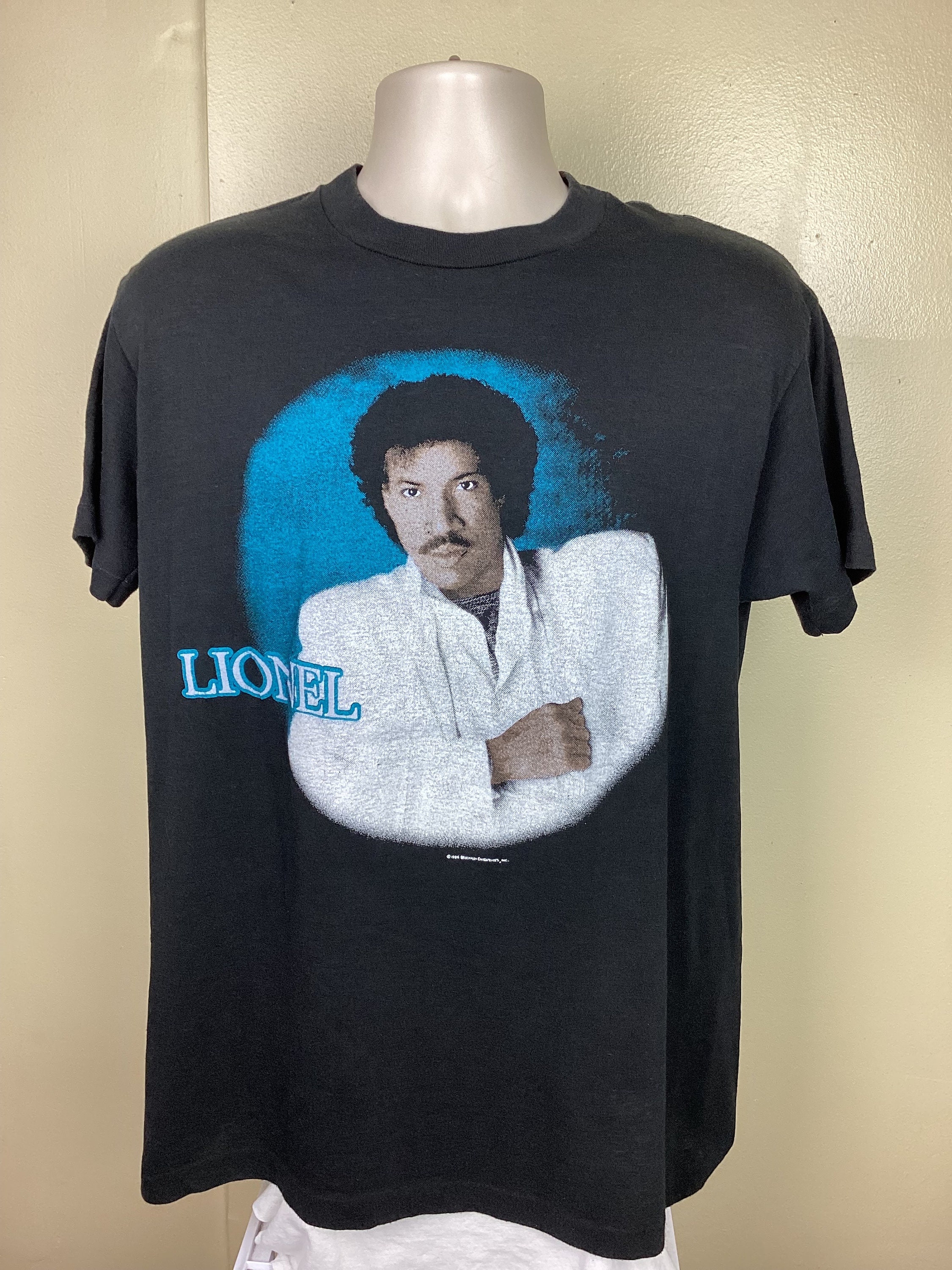 Vtg 1986 Lionel Richie Dancing on the Ceiling Concert T-shirt L/XL 