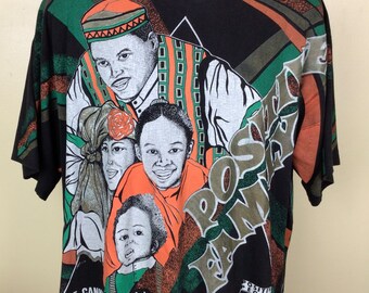 専用 1990’s KACY WORLD COLORS ヴィンテージTシャツ Vintage 90s Kacy World Colors Positive History Black History