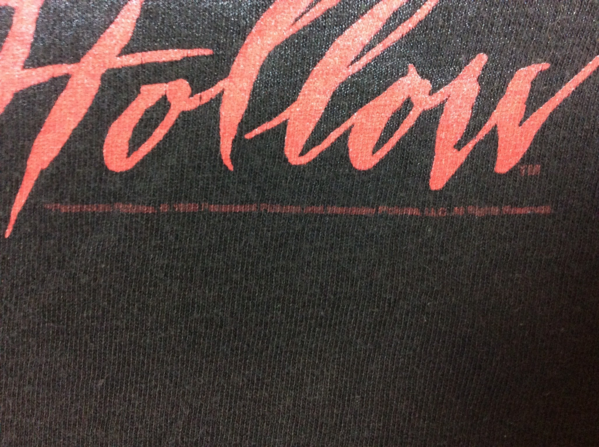 ヴィンテージ 1999 スリーピー ホロウ Tシャツ ブラック XL 90 ヴィンテージ 1999 スリーピー ホロウ Tシャツ ブラック XL 90