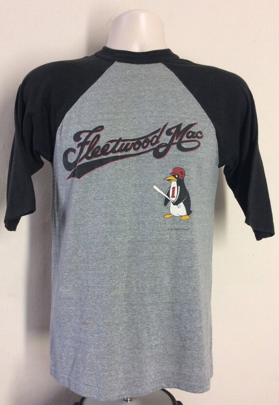 Vtg 1982 Fleetwood Mac Mirage Tour Raglan Jersey S