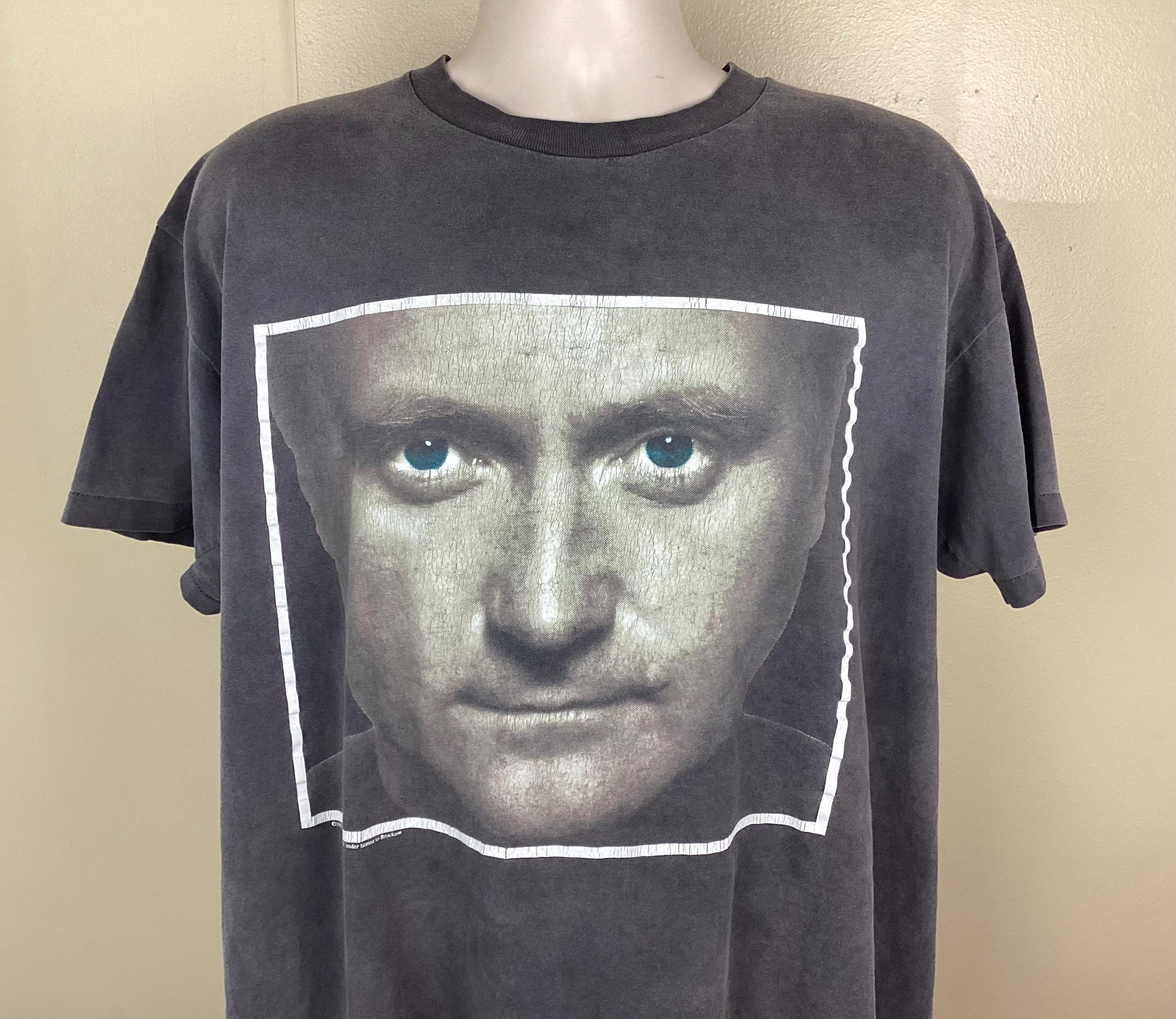 ヴィンテージ 1994 フィル・コリンズ コンサート Tシャツ 色あせ 黒 XL 