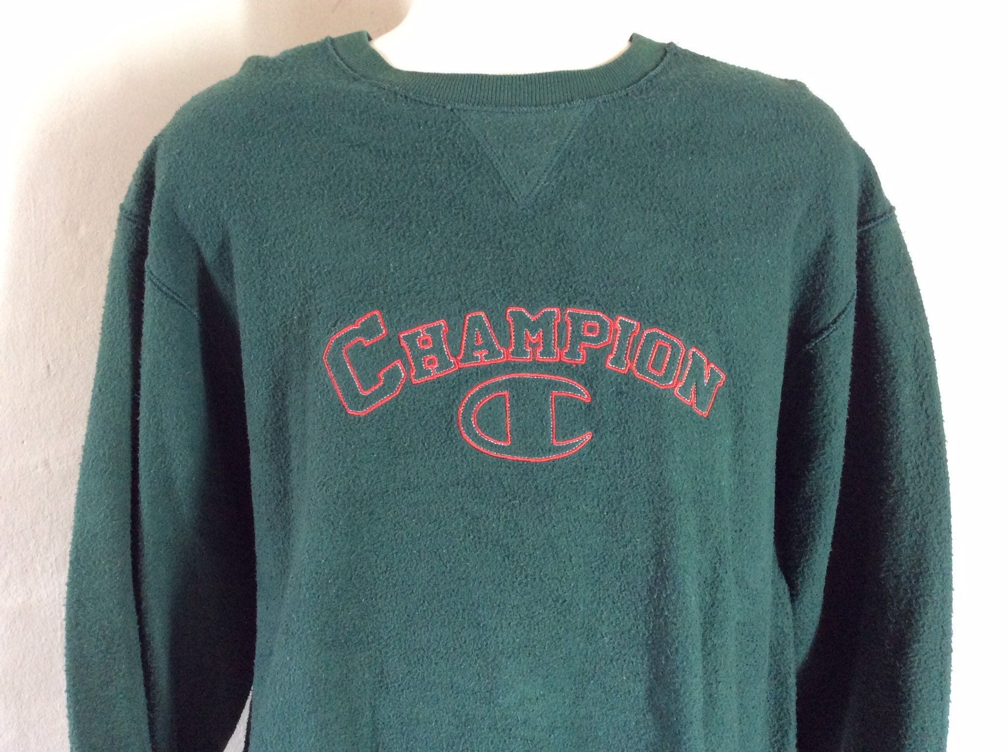 Vtg s Champion Products Logo Inside Out Style Sweatshirt   Etsy