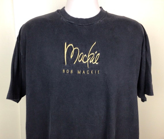 Vtg 80s 90s Bob Mackie Embroidered Logo T-Shirt B… - image 1