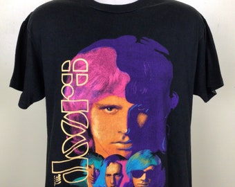 ドアーズ　ヴィンテージ　トラックジャケット　ｔシャツ ヴィンテージ 1993 ザ・ドアーズ Tシャツ ブラック L 90年代