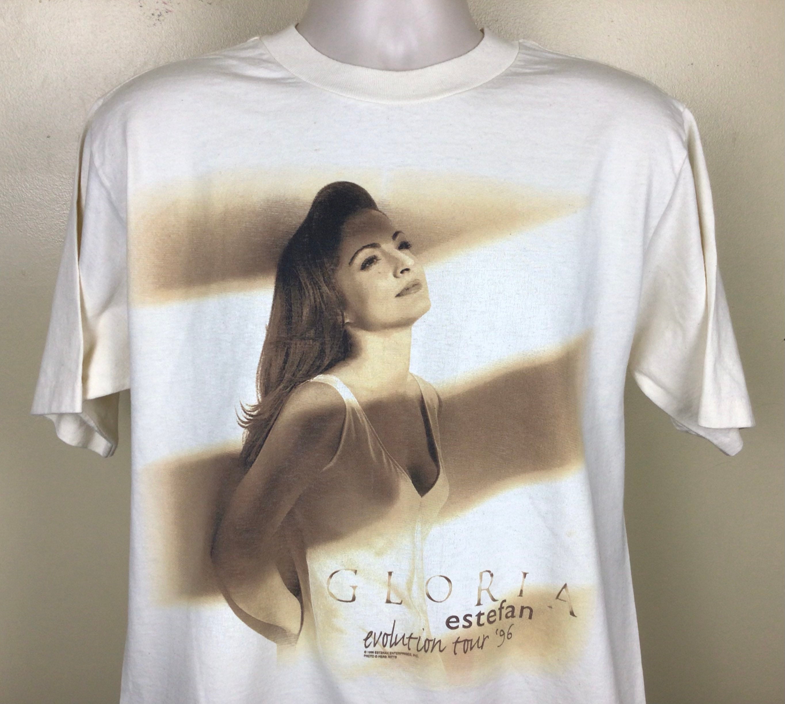 GLORIA ESTEFAN evolution tour '96 Tシャツ L
