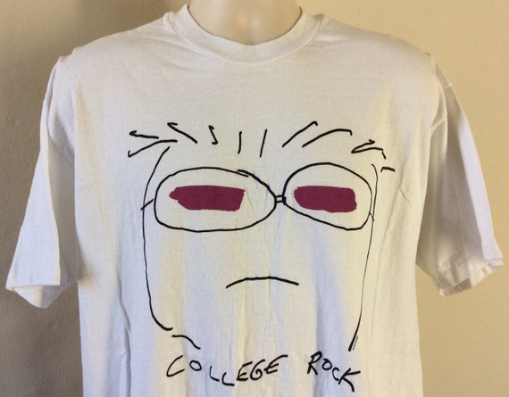 Vtg 1993 SST Records College Rock T-Shirt White X… - image 1