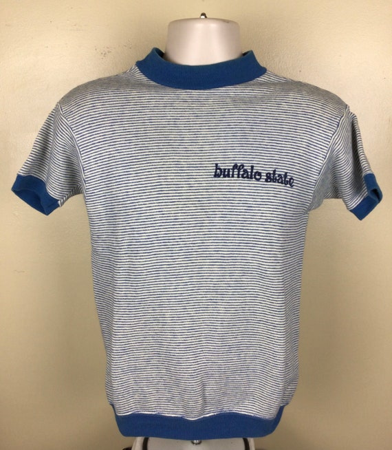 Vtg 60s Champion Products Buffalo State College Short Sleeve 