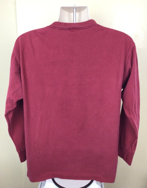 Vtg 80s Harvard University Long Sleeve T-Shirt L/… - image 3