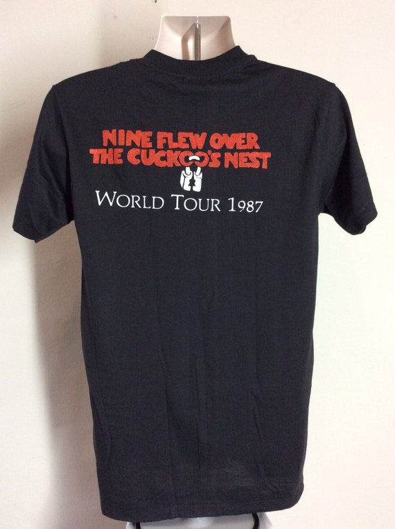輝い T-shirt Concert Young Paul 1987 Vtg Black Wave New 80s M/L ミュージシャン