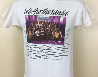 We are the world t shirt Clearance