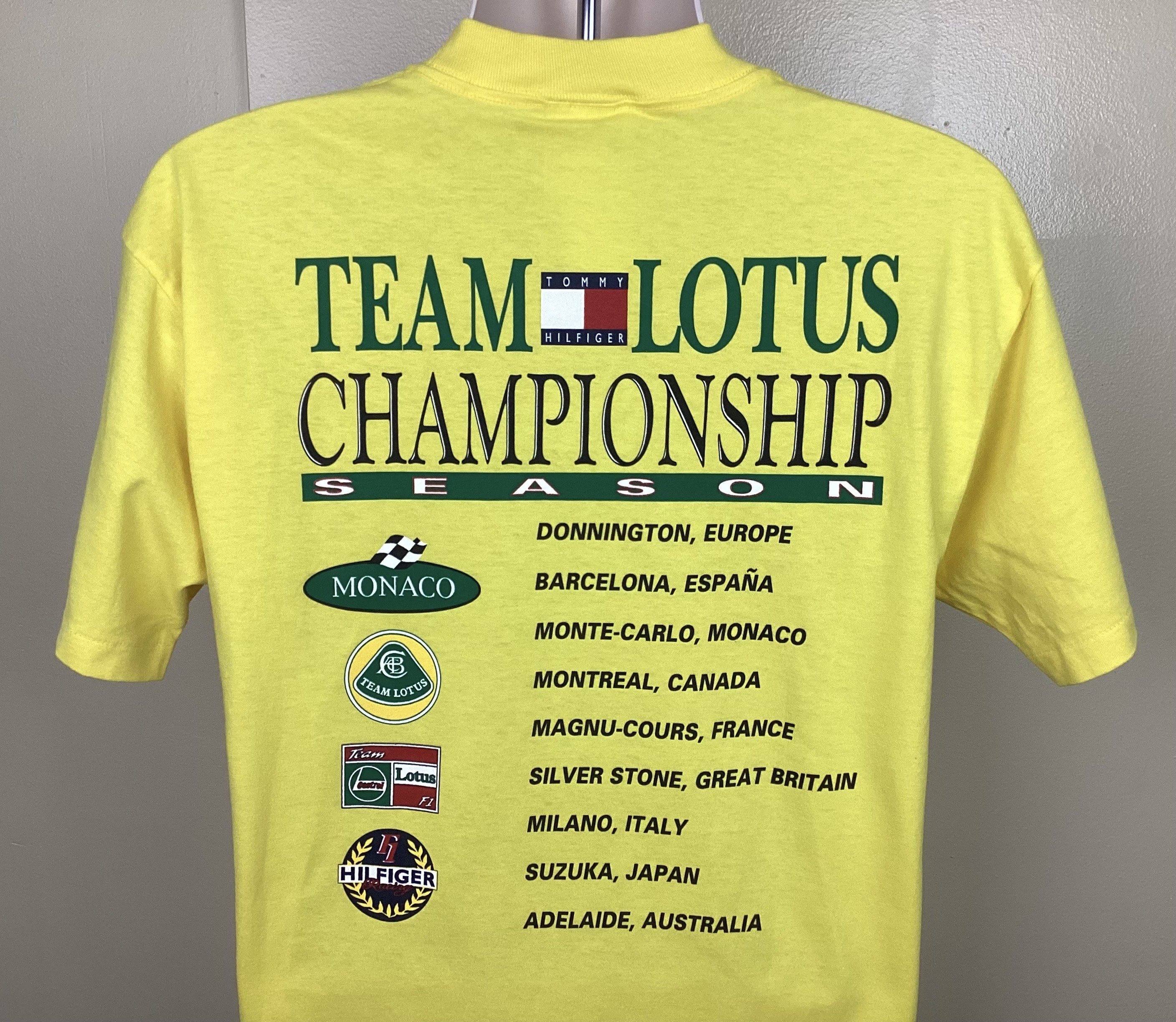 トップス   Team Lotus Shirt 90s Vtg Early 90s Nwt Tommy Hilfiger F1 Team Lotus T-shirt