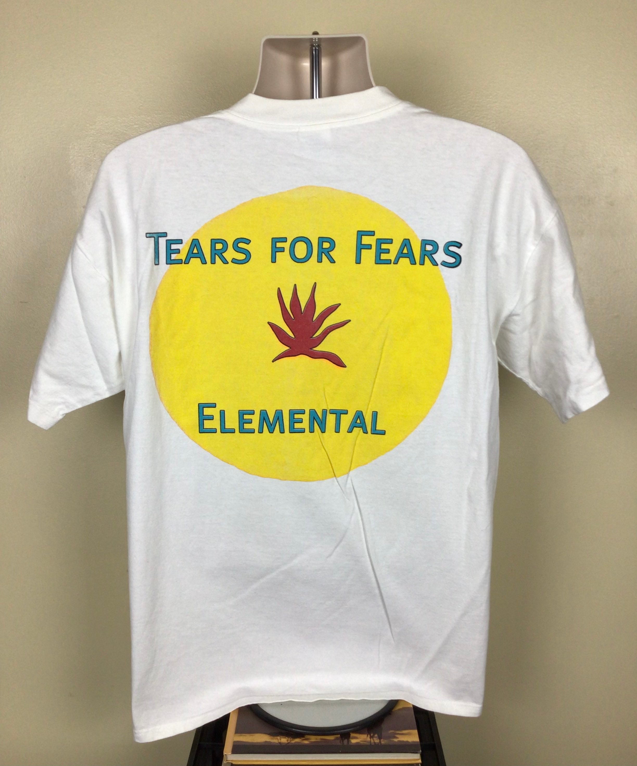 Tears For Fears Elemental Tour Bootleg Lot Shirt With Typos