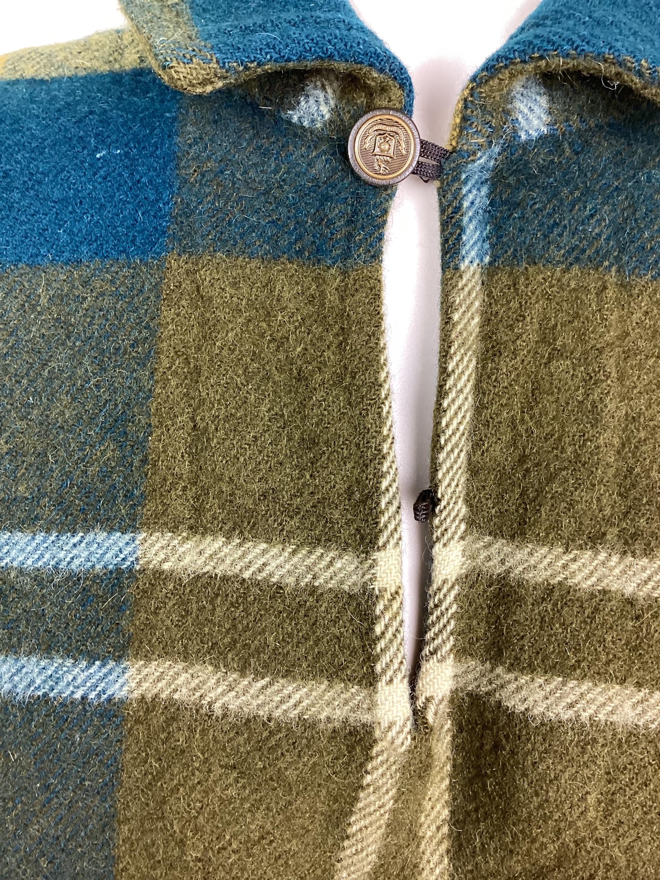 Vintage 50s 60s Woolrich Pullover Wool Flannel Hunting Jacket Blue Vintage 50s 60s Woolrich Pullover Wool Flannel Hunting Jacket Blue
