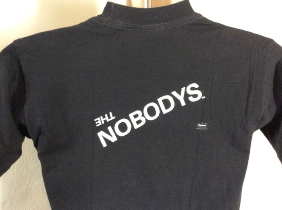 Vtg 1982 The Nobodys New Wave Band T-Shirt Black … - image 5