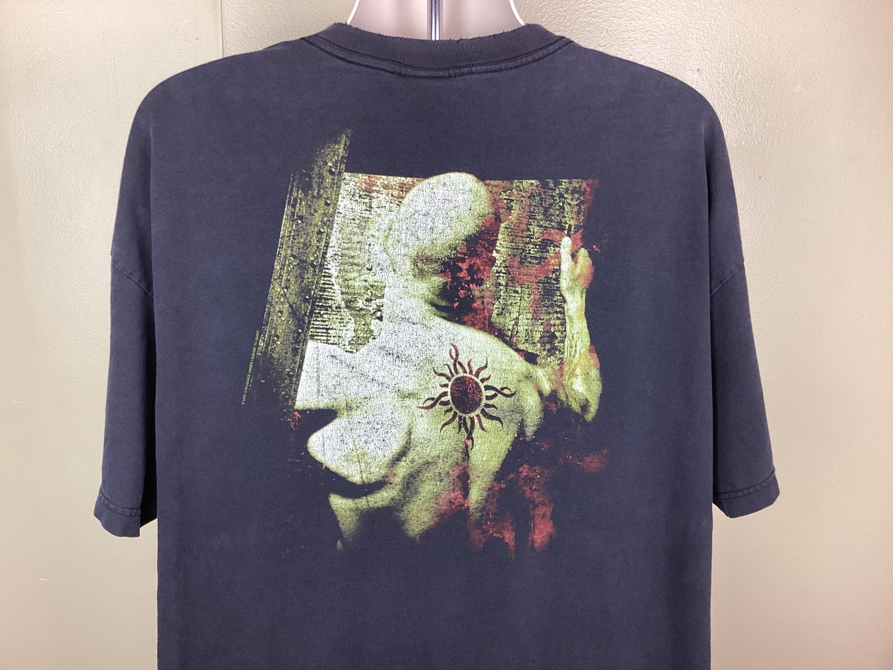 Vintage 2000 Godsmack T-shirt Black XXL Y2K Giant Tag Post Grunge