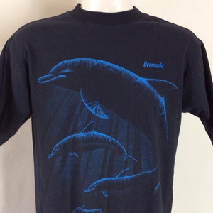 Vtg 90s Elephant T-Shirt Black L Animal Nature Wildlife Zooper