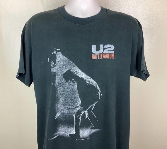 美品【ビンテージ】 U2 Rattle and Hum / バンド tシャツ U2 'Rattle & Hum' (Black) T-Shirt (Medium) : Amazon.ca