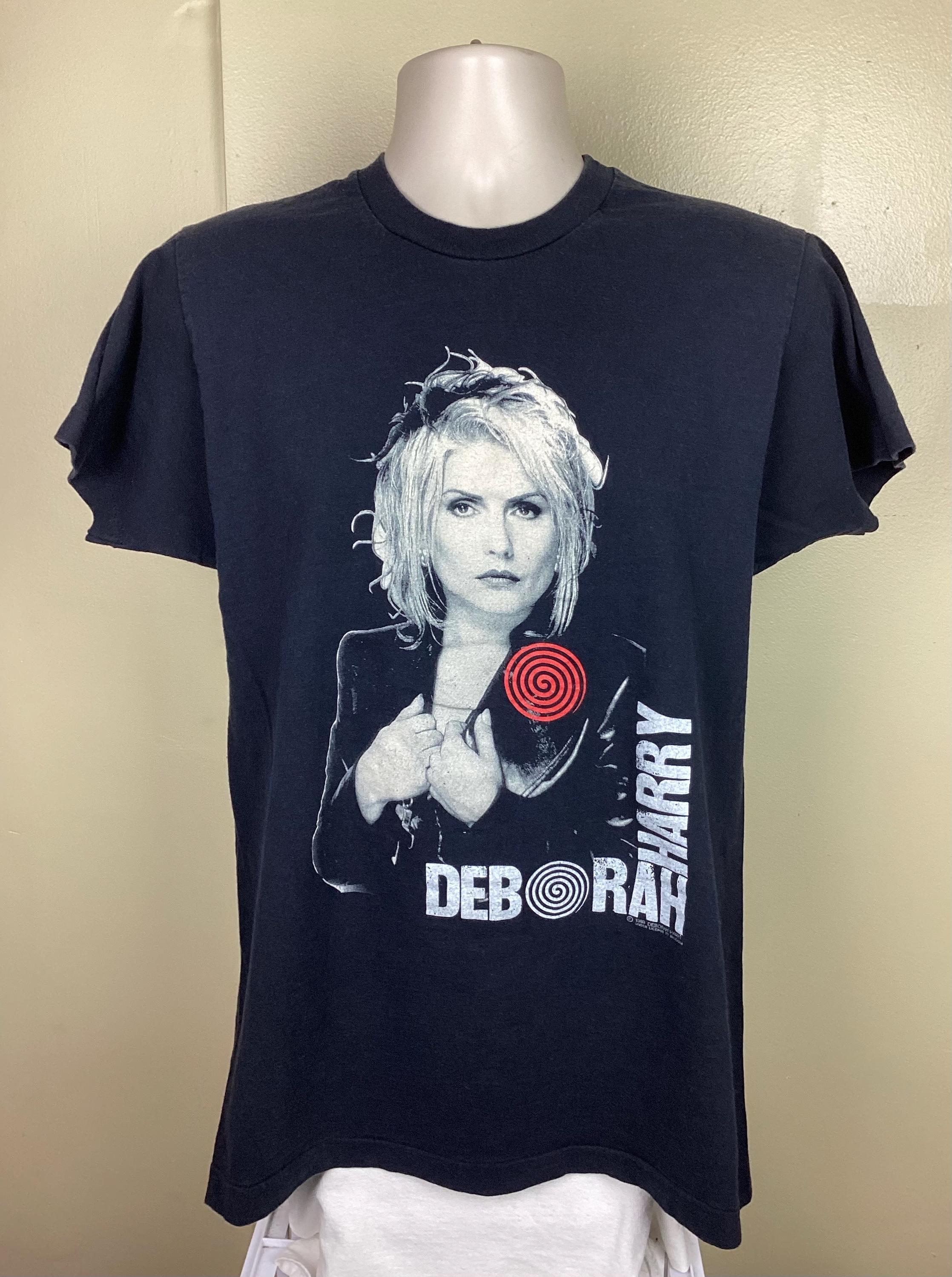 Vtg 1989 Deborah Harry Concert T-shirt Black M/L 80s Blondie
