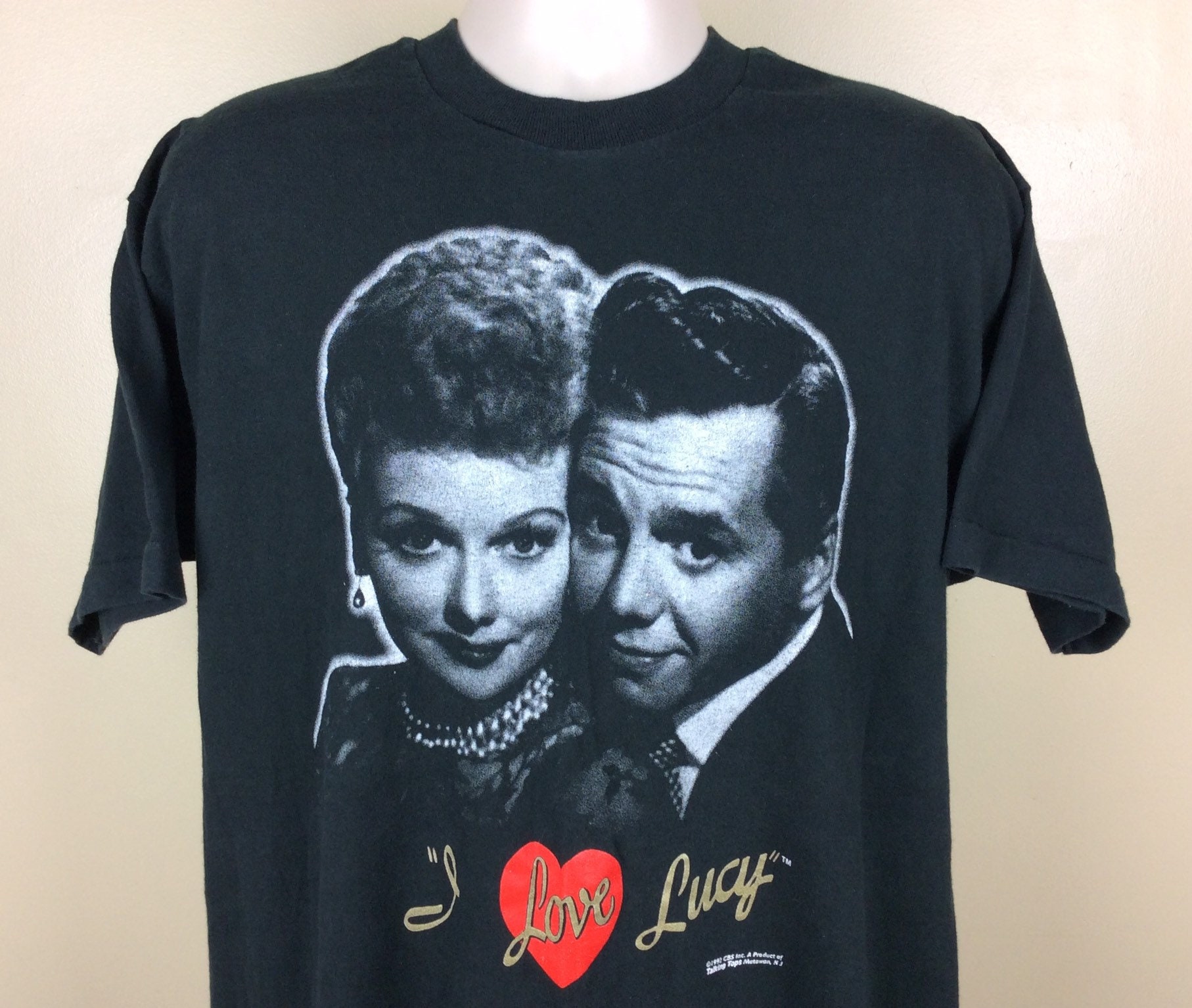 Vtg 1992 I Love Lucy T-shirt Black XL 90s Lucille Ball Desi - Etsy