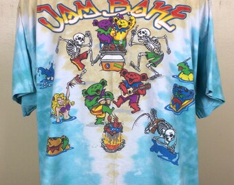 Vtg 2001 Grateful Dead Jam Bake T-shirt XXL Y2K Tie Dye Classic