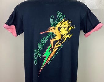 70s ビンテージLightning Bolt 希少パイル サーフシャツ 70s Lightning Bolt 希少パイル サーフシャツ - メルカリ