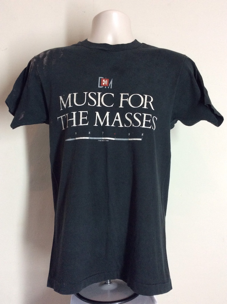 depeche mode t shirt music for the masses