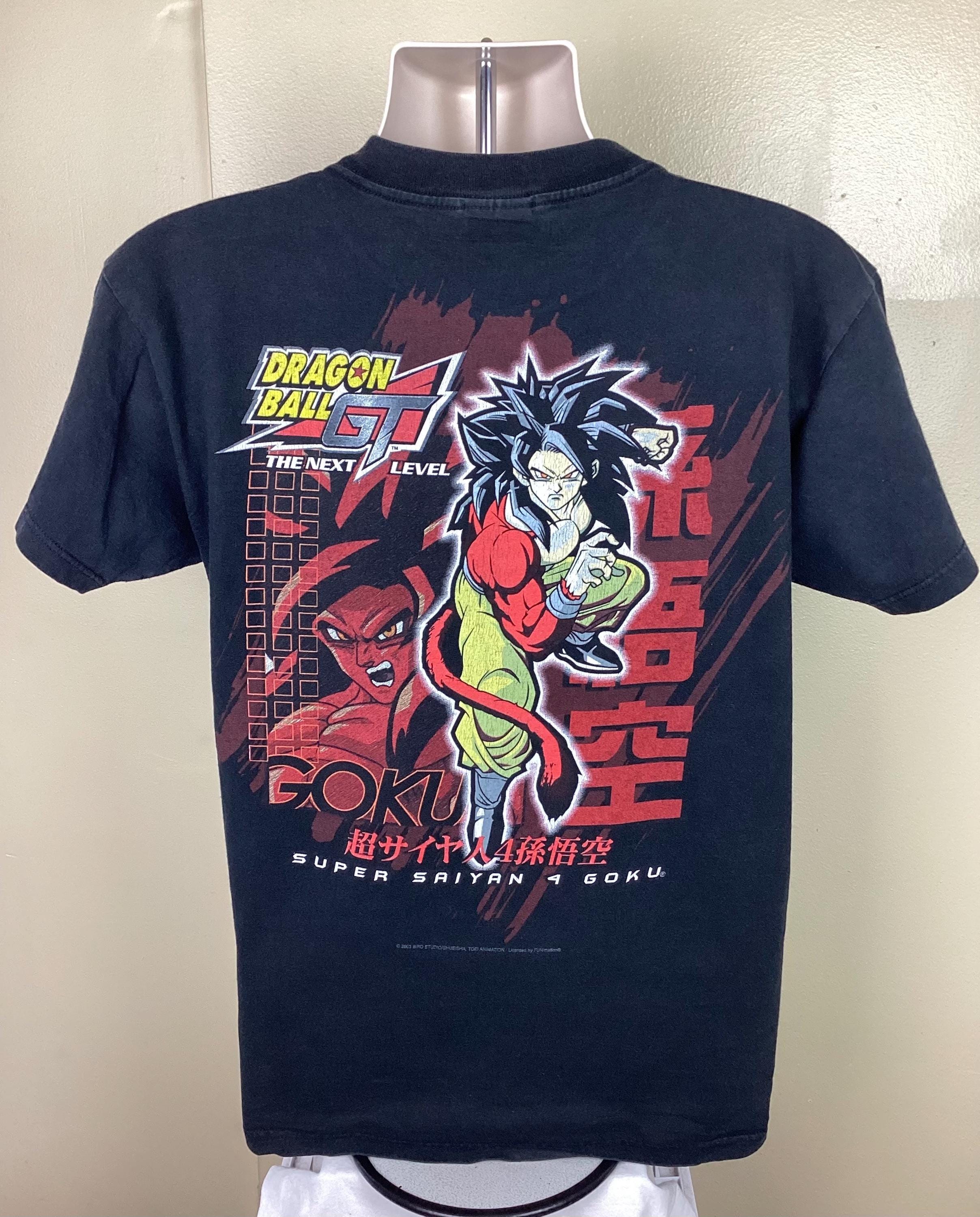 ヴィンテージ 2003 ドラゴンボール GT 悟空 Tシャツ ブラック 大人用 M