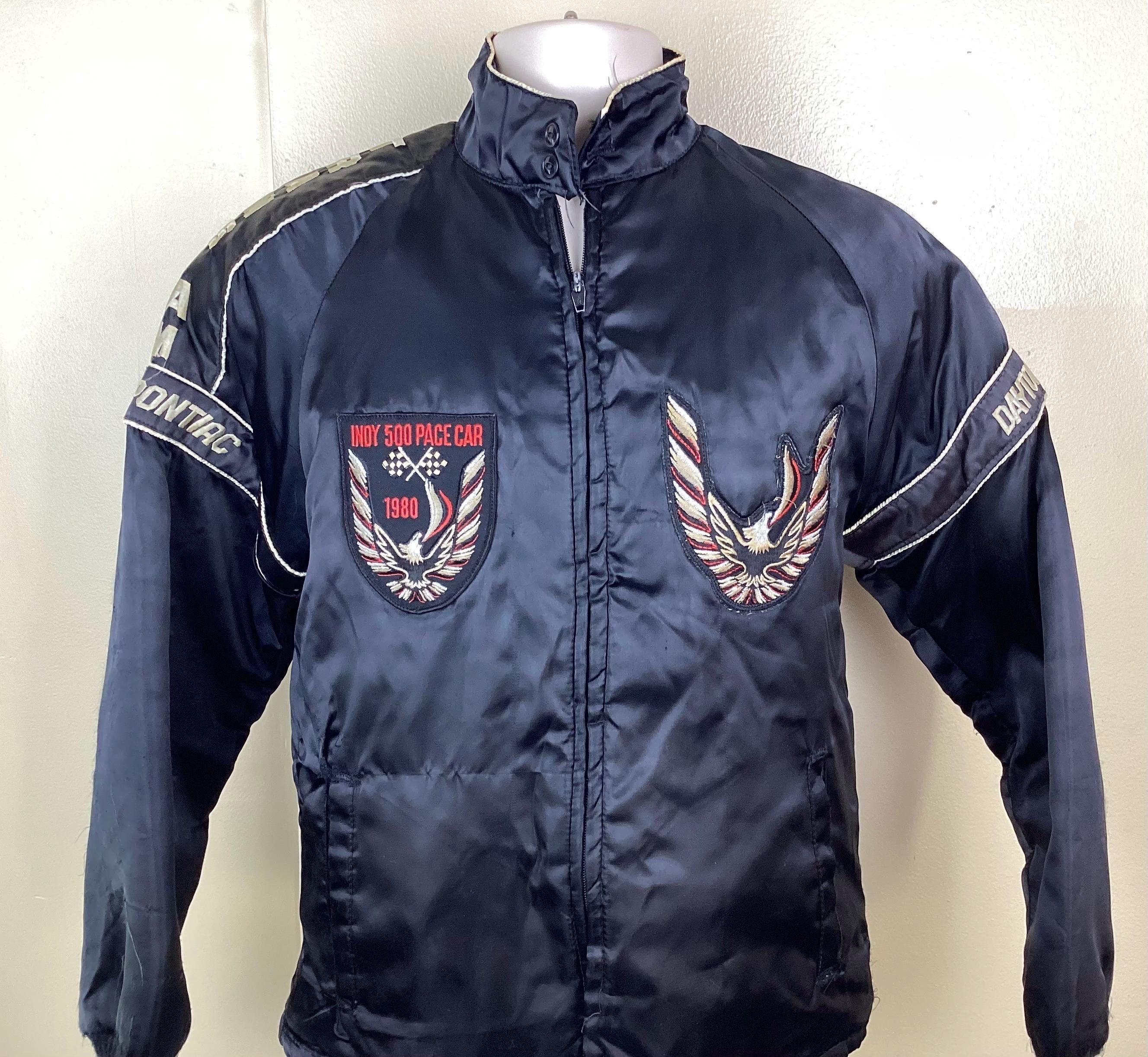 Vintage 80s Pontiac Trans Am Indy 500 Pace Car Jacket Nascar 
