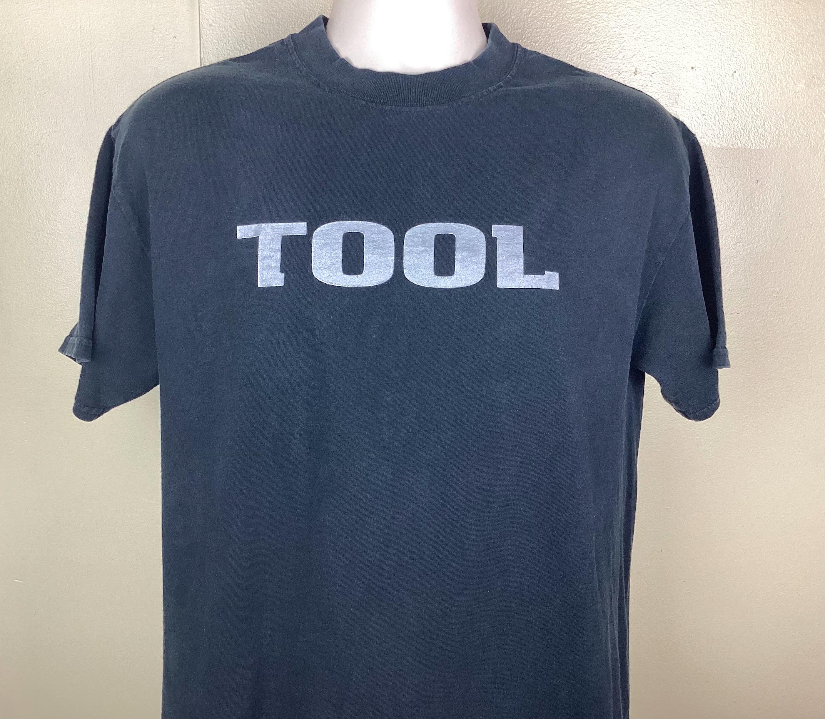 Vintage 2004 Tool Wrench T-shirt Black M Y2K Heavy Metal Hard Rock