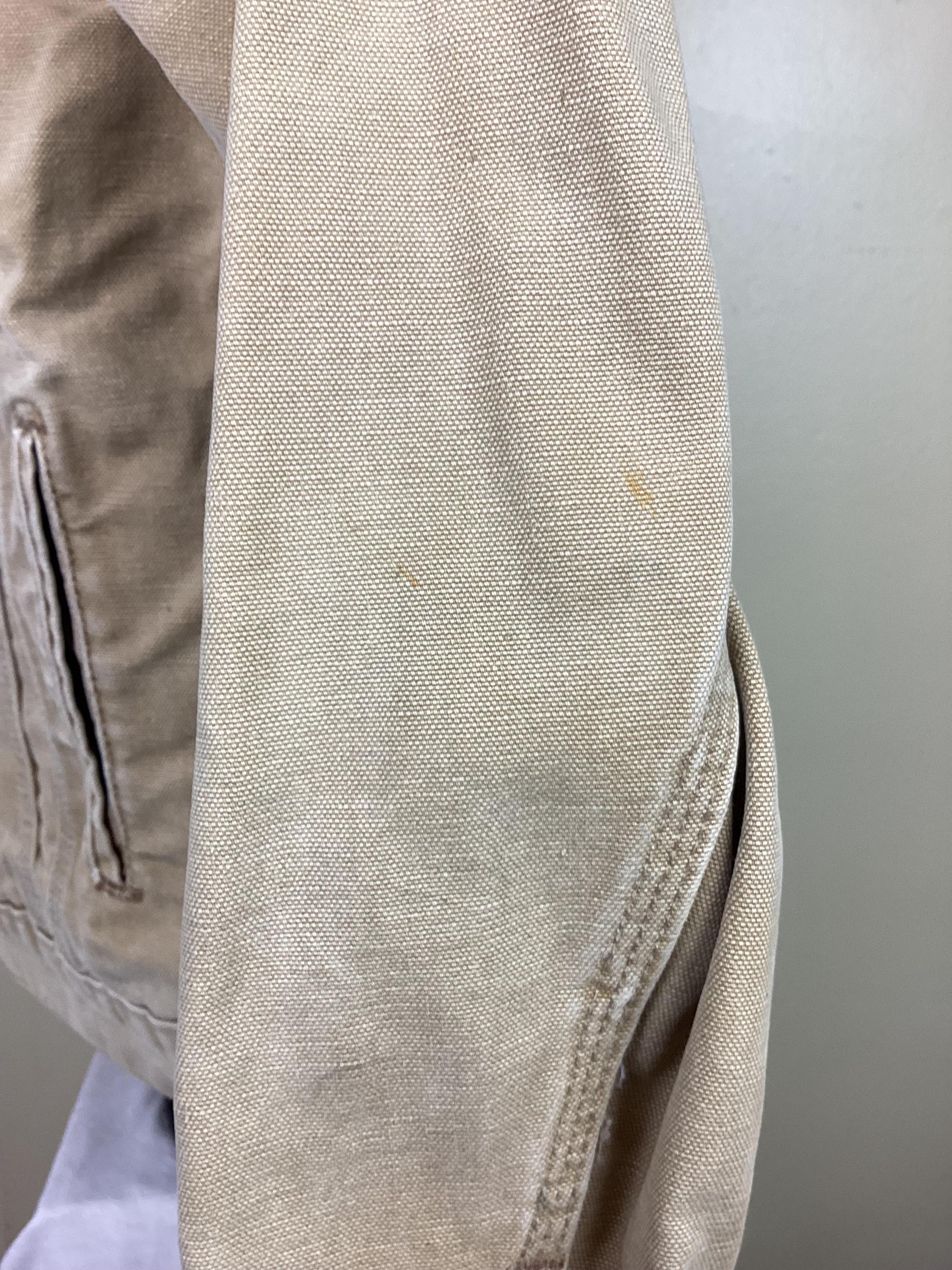 Vtg 80s 90s Carhartt Trucker Jacket Brown Tan XS/S Made in Vtg 80s 90s Carhartt Trucker Jacket Brown Tan XS/S Made in