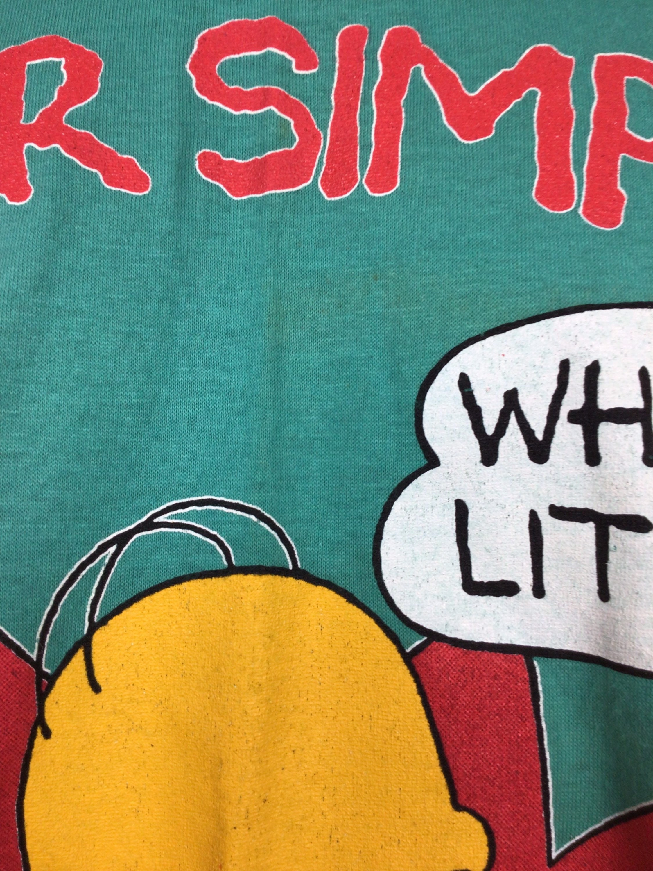 ヴィンテージ 1990 ホーマー・シンプソン Tシャツ グリーン L 90年代 