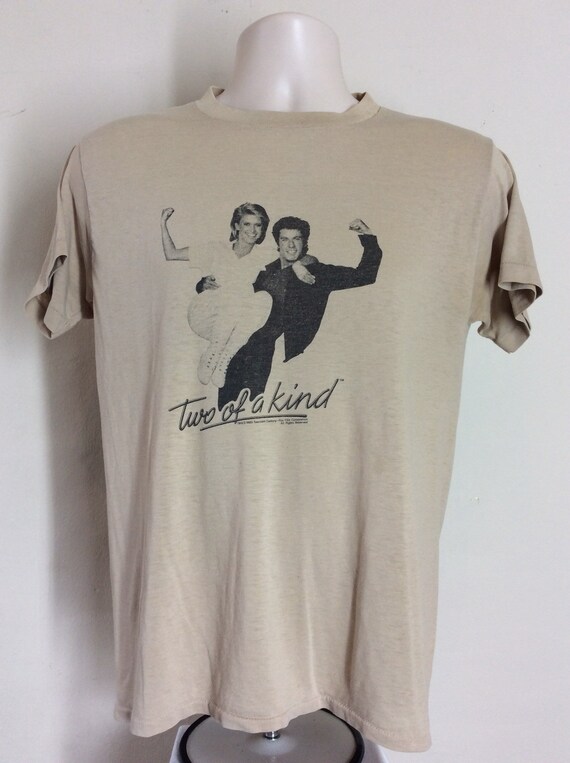 Vtg 1983 Olivia Newton John John Travolta Two Of A