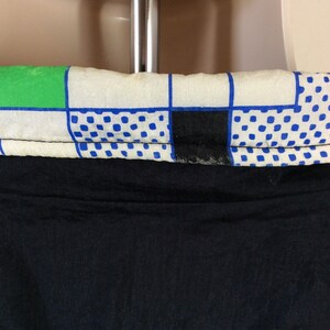 Vtg 80s Early 90s Le Coq Sportif Windbreaker Jacket Black Blue L French Sneaker Brand image 9