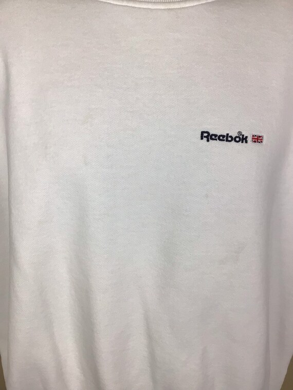 Vtg 90s Reebok Classic Union Jack Logo Crewneck Sweat… - Gem