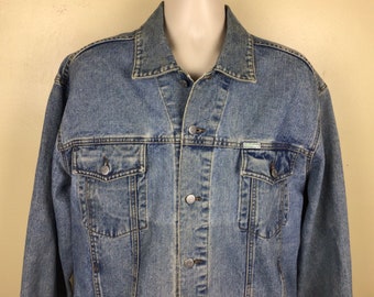 Vtg 80s 90s Levi's 70507 0218 Denim Trucker Jacket Medium Wash