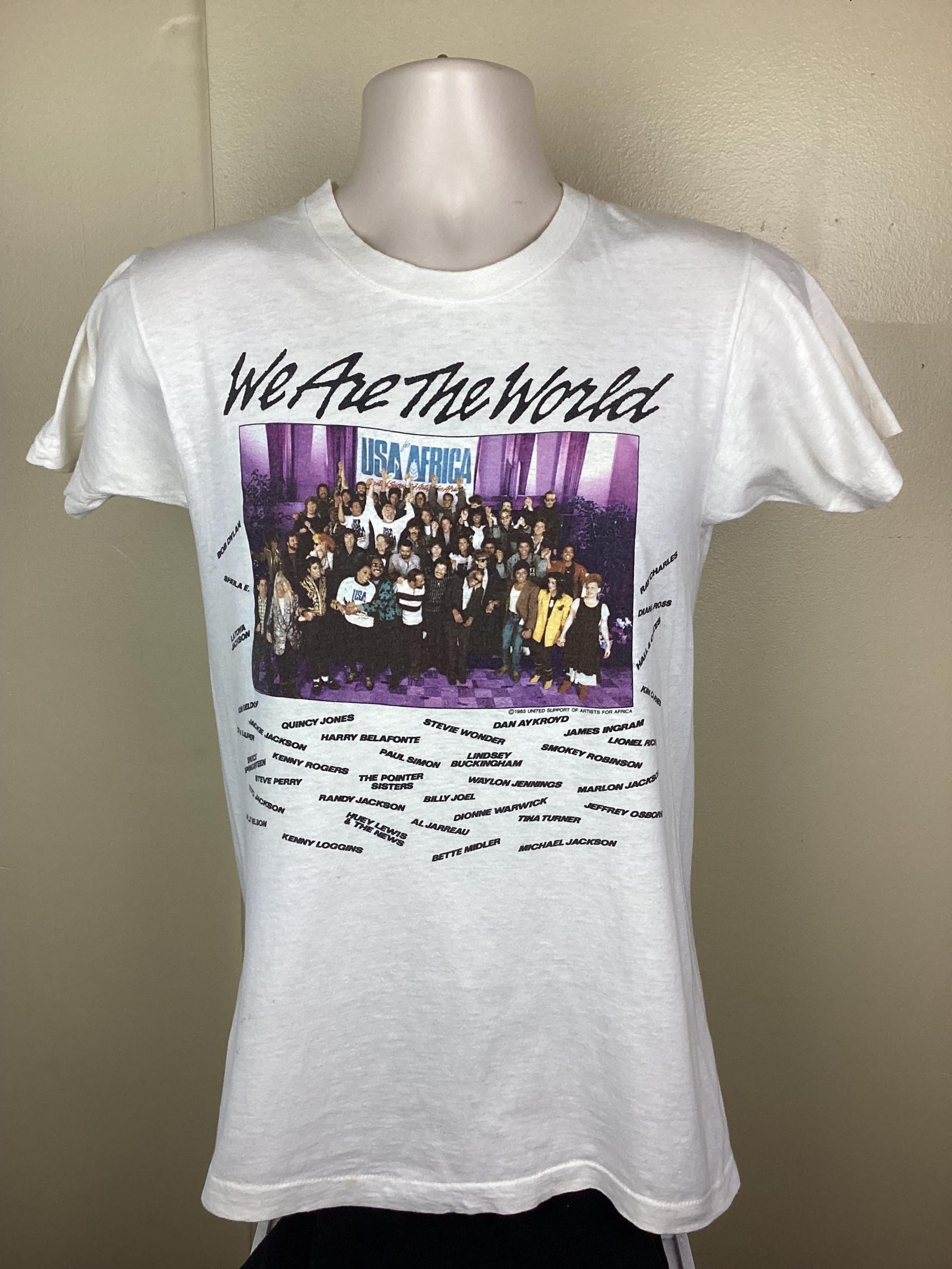 デッドストック WE ARE THE WORLD 1985 Tshirt XL We Are the World 1985 Vintage Men's T-Shirt | eBay