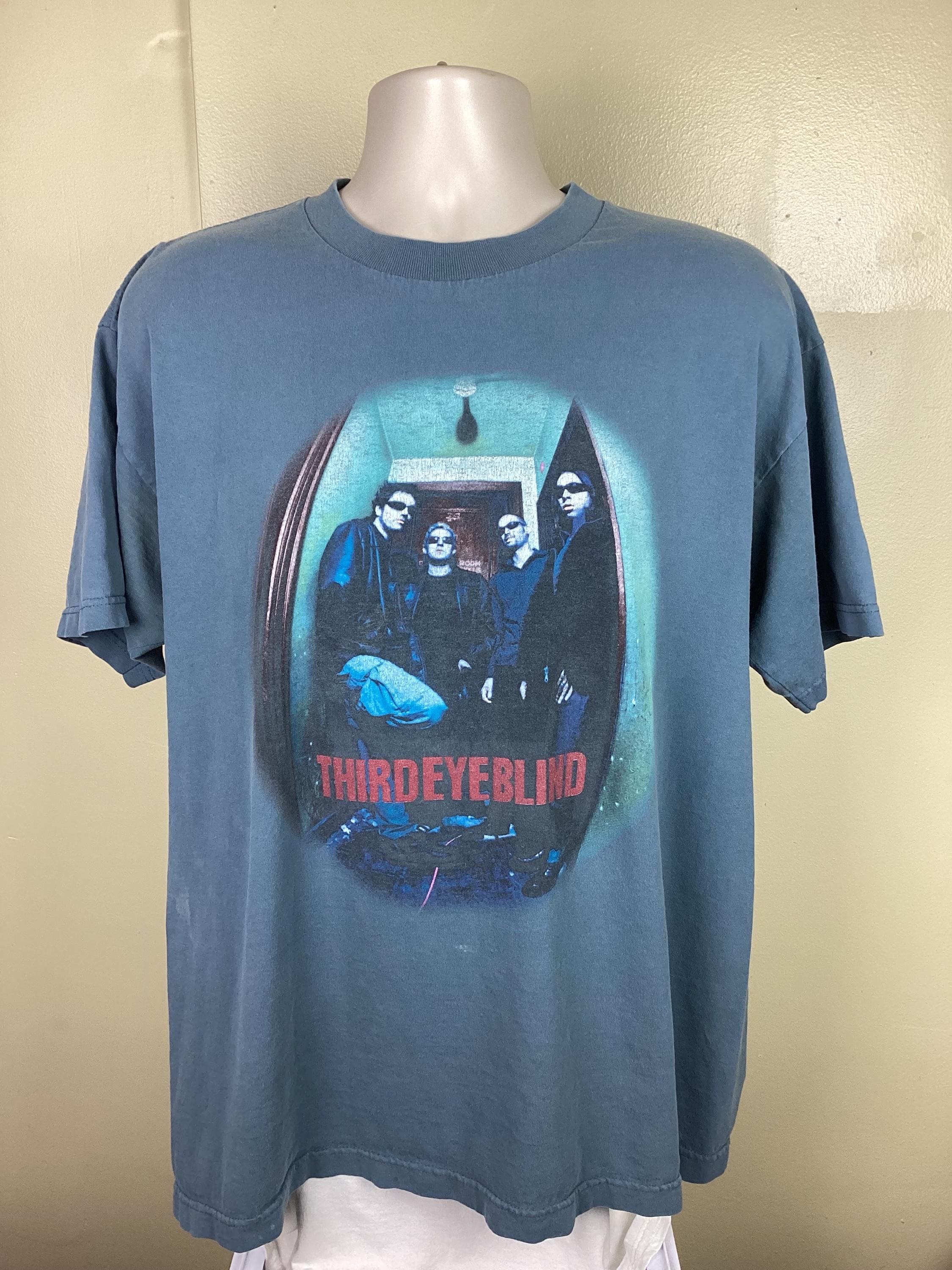 Vtg 1998 Third Eye Blind Concert T-shirt Blue XL 90s