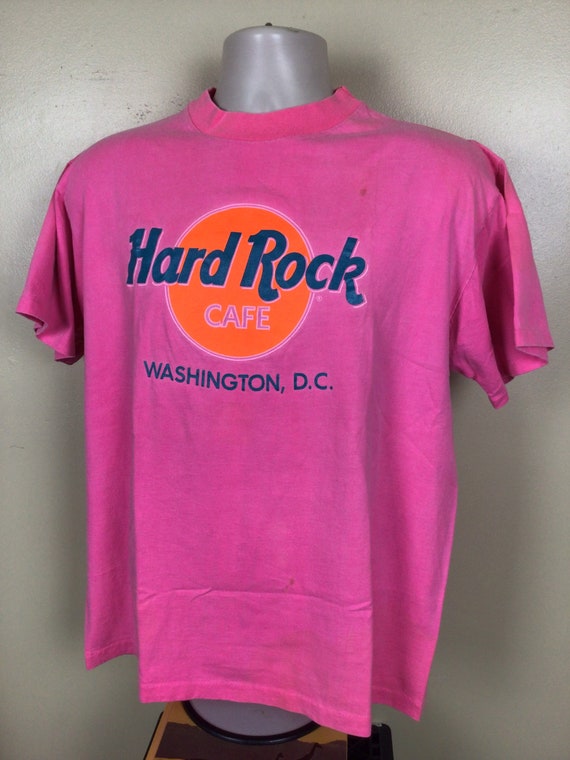 Vtg Early 90s Hard Rock Cafe Washington DC Save T… - image 5
