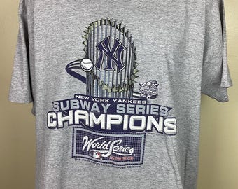 Yankees & Mets ワールドシリーズ2000 Tシャツ Subway Seriest Blue Mets Yankees New York 2000 World Series