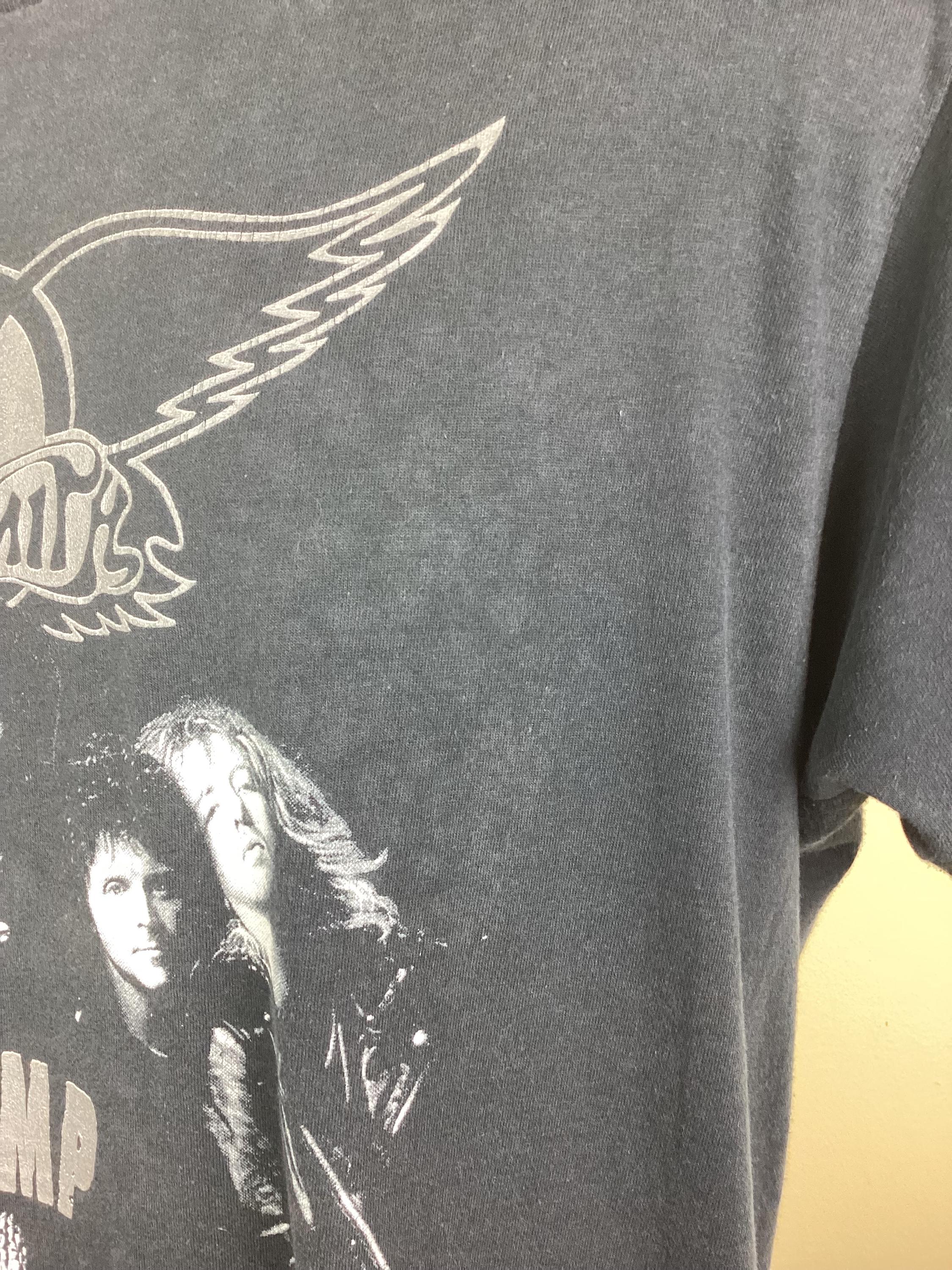ヴィンテージ 1989 エアロスミス ポンプ コンサート Tシャツ ブラック