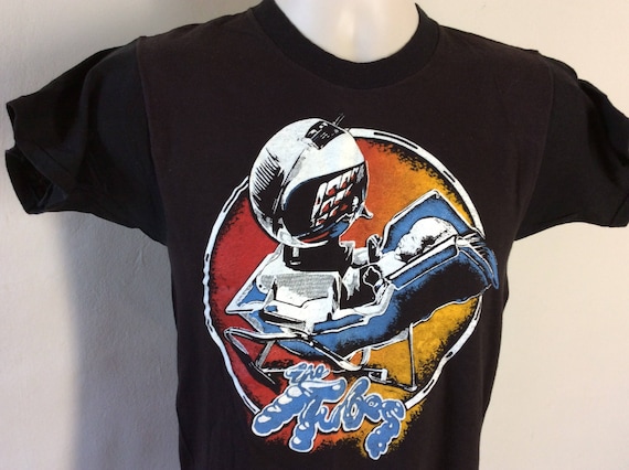 Vtg 1979 the Tubes WPOD Concert T-shirt Black XS/S 70s Classic