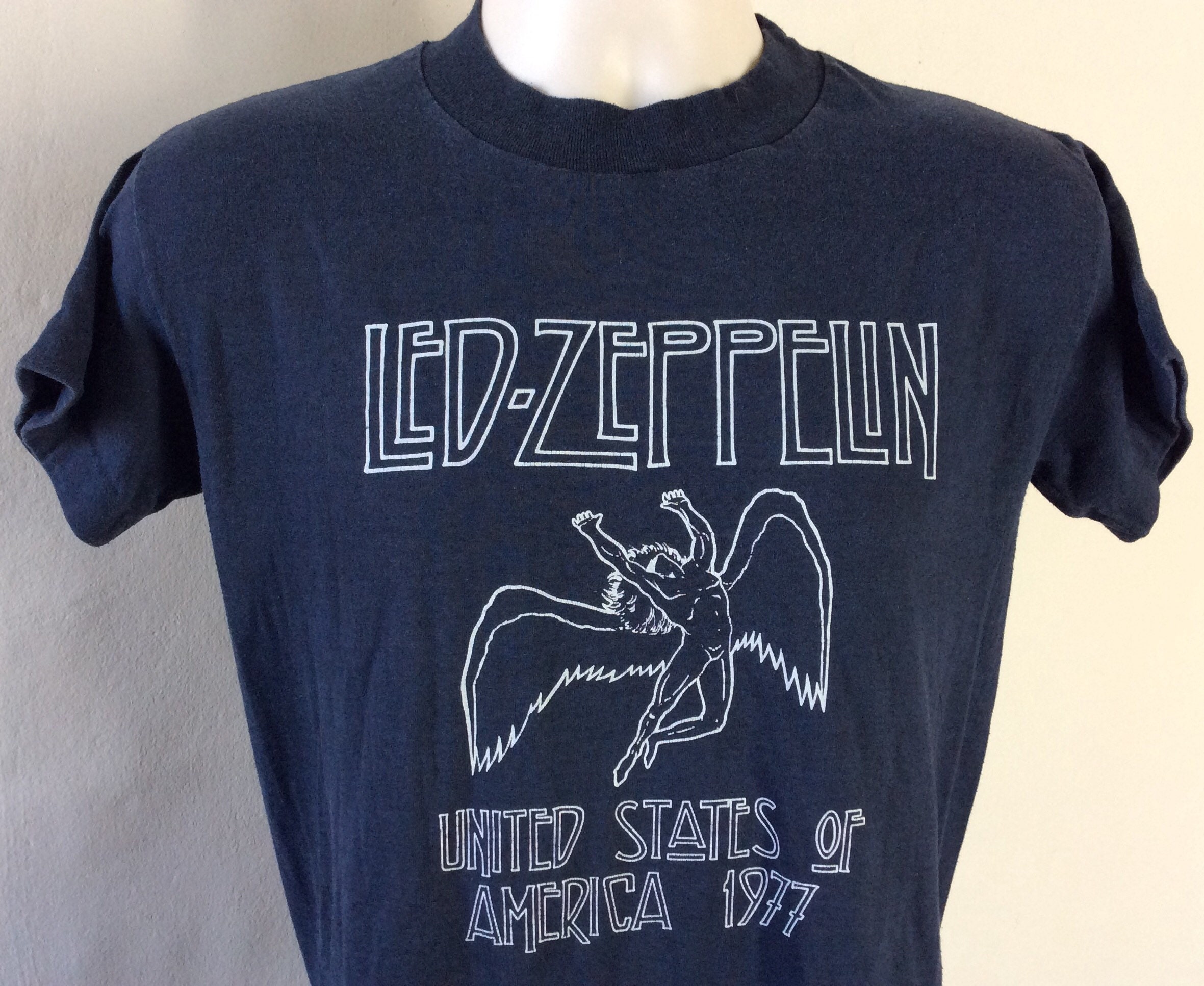Vtg Led Zeppelin Concert T-shirt Black - Etsy