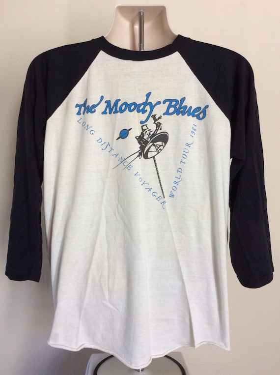 Vtg 1981 The Moody Blues Raglan Jersey Style Conc… - image 2