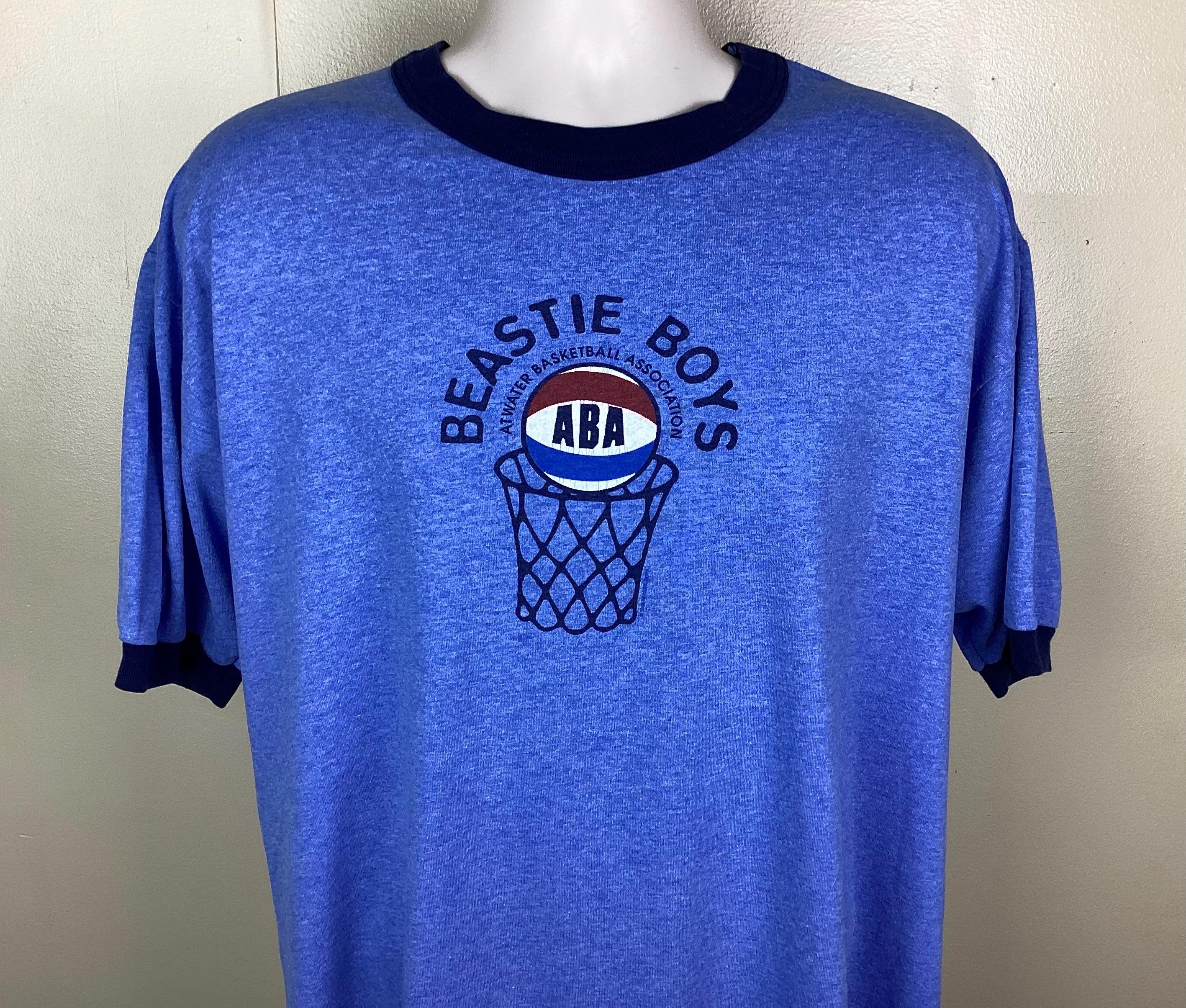 【希少】90s Beastie BoysリンガーT (ABA) USA製 USED］90's 